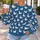 Playful White Duck Motif for Spring Outings, Casual Weekends and Everyday Country Style All-over Print Knitted Sweater - 5
