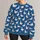 Playful White Duck Motif for Spring Outings, Casual Weekends and Everyday Country Style All-over Print Knitted Sweater - 1