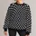 Monochrome Skull Motifs for Halloween Nights and Everyday Alternative Streetwear All-over Print Knitted Sweater - 1