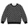 Monochrome Skull Motifs for Halloween Nights and Everyday Alternative Streetwear All-over Print Knitted Sweater - 4