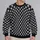 Monochrome Skull Motifs for Halloween Nights and Everyday Alternative Streetwear All-over Print Knitted Sweater - 2