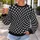 Monochrome Skull Motifs for Halloween Nights and Everyday Alternative Streetwear All-over Print Knitted Sweater - 5