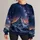 Alpine Night Sky and Snowy Peak for Stargazing, Hiking, and Outdoor Adventure Lovers All-over Print Knitted Sweater - 1