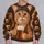 Ginger Tabby Cat With Foamy Ale Mug For Cozy Autumn Evenings And Relaxed Weekends All-over Print Knitted Sweater - 2