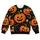 Jack-O’-Lanterns and Bats for Halloween Parties and Spooky Autumn Evening Outings All-over Print Knitted Sweater - 4