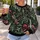 Tropical Monstera Palm Foliage for Beach Days and Outdoor Getaways All-over Print Knitted Sweater - 5