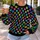 Colorful Rainbow Paw Prints for Pride Events and Everyday Pet Lover Celebrations All-over Print Knitted Sweater - 5