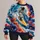 Cosmic Astronaut Surfing Ocean Waves for Bold Space Adventure Streetwear Space Lovers All-over Print Knitted Sweater - 3