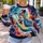 Cosmic Astronaut Surfing Ocean Waves for Bold Space Adventure Streetwear Space Lovers All-over Print Knitted Sweater - 7
