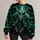 Neon Green Alien Encounter For Halloween Nights And Sci-Fi Streetwear Fans Year-Round All-over Print Knitted Sweater - 1