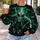 Neon Green Alien Encounter For Halloween Nights And Sci-Fi Streetwear Fans Year-Round All-over Print Knitted Sweater - 5