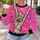 Pink Spiderweb Mummy Hand for Halloween Fans and Bold Everyday Streetwear Style All-over Print Knitted Sweater - 7