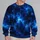 Deep Blue Galaxy Cosmos for Stargazing, Travel and Everyday Wear for Astronomy Fans All-over Print Knitted Sweater - 2
