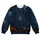 Navy Spiderweb and Pumpkin Night Scene for Halloween Parties and Autumn Outdoor Fun All-over Print Knitted Sweater - 4
