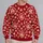 Chinese Fortune Symbols and Lucky Ingots for Lunar New Year Celebrations and Festive Wear All-over Print Knitted Sweater - 2