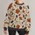 Autumn Leaf and Branch Motif for Woodland Walks and Cozy Fall Days All-over Print Knitted Sweater - 1