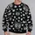 Monochrome Cat Faces for Back-to-School Days and Casual Everyday Campus Style All-over Print Knitted Sweater - 2