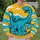 Playful Turquoise Dinosaur Adventure for Casual Youthful Weekend and Everyday Wear All-over Print Knitted Sweater - 8