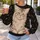 Seated Tabby Cat Portrait for Relaxed Autumn Streetwear and Everyday Cat Lover Style All-over Print Knitted Sweater - 5