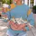 Playful Dinosaur Mountain Scene for Casual Fall Adventures and Relaxed Weekend Wear All-over Print Knitted Sweater - 5