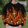 Flaming Skull Motif For Halloween Nightlife And Alternative Streetwear Fans All-over Print Knitted Sweater - 8