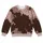 Dark Brown Spiderweb Motif for Autumn Streetwear and Everyday Casual Outfits Unisex All-over Print Knitted Sweater - 4