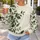 Forest Green Botanical Leaves for Relaxed Everyday Style and Nature-Loving Women All-over Print Knitted Sweater - 5