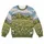 Wildflower Meadow Cottage Landscape for Whimsical Springtime Outings and Nature Lovers All-over Print Knitted Sweater - 6