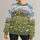 Wildflower Meadow Cottage Landscape for Whimsical Springtime Outings and Nature Lovers All-over Print Knitted Sweater - 3