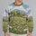 Wildflower Meadow Cottage Landscape for Whimsical Springtime Outings and Nature Lovers All-over Print Knitted Sweater - 4