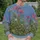 Snail and Wildflower Meadow for Nature Walks and Garden Days, Cottagecore Gift All-over Print Knitted Sweater - 8