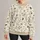 Wildflower Bees and Daisies for Sunny Spring Garden Days and Nature-Loving Women All-over Print Knitted Sweater - 1