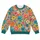 Colorful Crochet-Style Floral Blooms for Everyday Outings and Creative Casual Looks All-over Print Knitted Sweater - 4