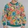Colorful Crochet-Style Floral Blooms for Everyday Outings and Creative Casual Looks All-over Print Knitted Sweater - 2