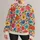 Colorful Garden Flowers for Cheerful Everyday Style and Springtime Outings All-over Print Knitted Sweater - 1