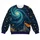 Spiral Galaxy Traveler Night Sky Art for Stargazing and Space-Loving Adventurers All-over Print Knitted Sweater - 4