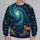 Spiral Galaxy Traveler Night Sky Art for Stargazing and Space-Loving Adventurers All-over Print Knitted Sweater - 2