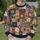 Colorful Folk Floral Patchwork for Creative Everyday Style and Cozy Weekend Wear All-over Print Knitted Sweater - 6
