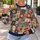 Colorful Folk Floral Patchwork for Creative Everyday Style and Cozy Weekend Wear All-over Print Knitted Sweater - 5