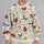 Colorful Butterflies, Beetles and Wildflowers for Relaxed Nature-Loving Autumn Days All-over Print Knitted Sweater - 2