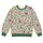 Ivory Wildflower Garden Motif For Cottagecore Nature Lovers And Spring Days All-over Print Knitted Sweater - 4
