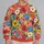 Colorful Crochet-Style Flowers for Spring Outings and Creative Everyday Looks All-over Print Knitted Sweater - 2