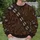 Brown Furry Space Warrior Outfit for Halloween Cosplay and Fan Costume Gatherings All-over Print Knitted Sweater - 6