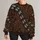 Brown Furry Space Warrior Outfit for Halloween Cosplay and Fan Costume Gatherings All-over Print Knitted Sweater - 1