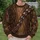 Brown Furry Space Adventurer Strap Look for Halloween Cosplay Gift for Him All-over Print Knitted Sweater - 6