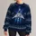 Retro Starship Galaxy Holiday Motifs for Festive Winter Celebrations and Space Fans All-over Print Knitted Sweater - 1