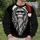 Shaggy Space Creature With Santa Hat for Christmas Parties and Holiday Gift Giving All-over Print Knitted Sweater - 6