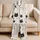 Black And White Cat Faces For Cozy Bedtime Gifts For Cat Lovers And Teens At Home Satin Pajamas Set - 5