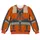 Orange Sci-Fi Pilot Flight Suit Costume for Halloween Cosplay Fans and Conventions All-over Print Knitted Sweater - 4