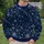 Golden Snowflakes on Midnight Blue for Cozy Winter Holiday Celebrations All-over Print Knitted Sweater - 6